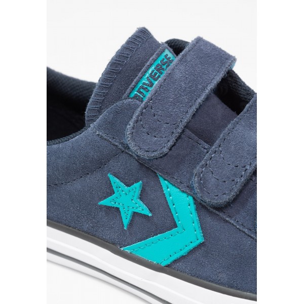 Kinder Converse STAR PLAYER EV 3V - Laufschuhe Low - Dunkelmarine/Dunkel Obsidian/Turbo Grün