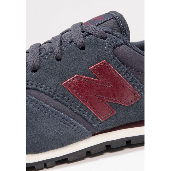 Kinder New Balance Schuhe Low - Dunkel Staubgrau/Mittelgrau/Rot