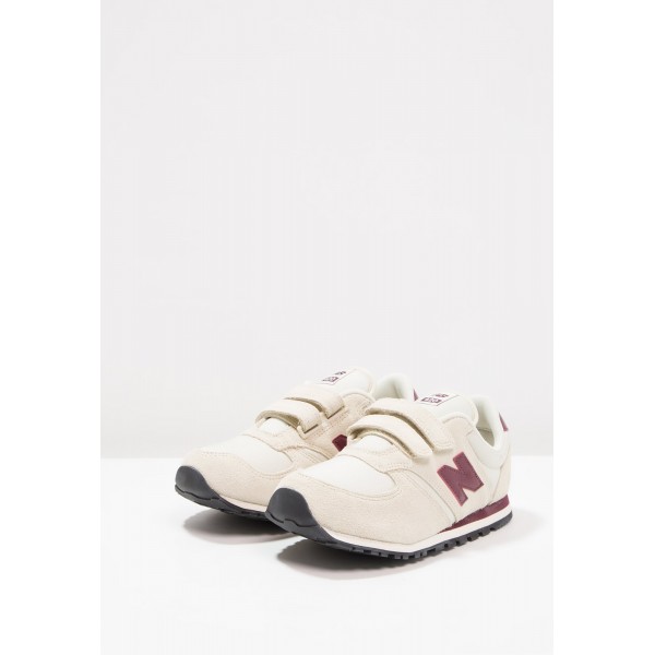 Kinder New Balance Schuhe Low - Beige/Elfenbein Weiß/Tiefrot