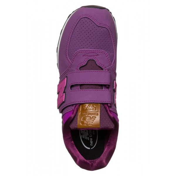 Kinder New Balance KV574-YEY-M - Schuhe Low - Fuchsia/Lila/Schwarz
