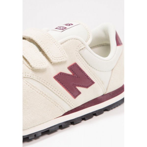 Kinder New Balance Schuhe Low - Beige/Elfenbein Weiß/Tiefrot