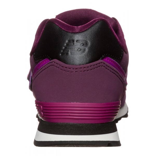 Kinder New Balance KV574-YEY-M - Schuhe Low - Fuchsia/Lila/Schwarz