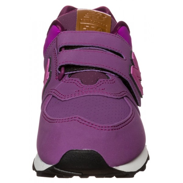 Kinder New Balance KV574-YEY-M - Schuhe Low - Fuchsia/Lila/Schwarz