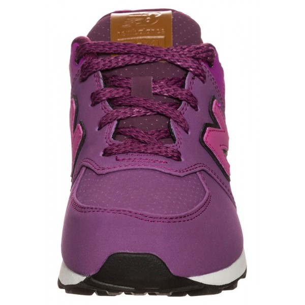 Kinder New Balance KL574-YEP-M - Schuhe Low - Fuchsia/Lila/Hot Pink/Schwarz