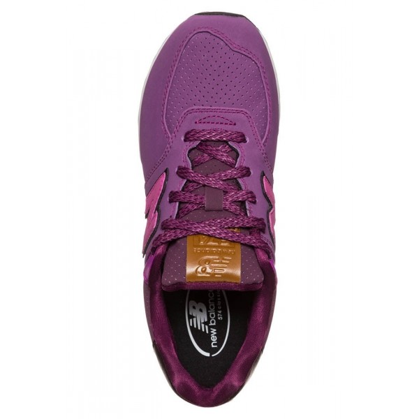 Kinder New Balance KL574-YEP-M - Schuhe Low - Fuchsia/Lila/Hot Pink/Schwarz