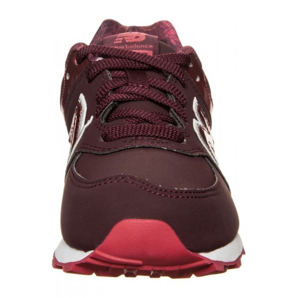 Kinder New Balance KL574-F2P-M - Sportschuhe Low - Dunkel Burgund/Hot Maroon/Weiß