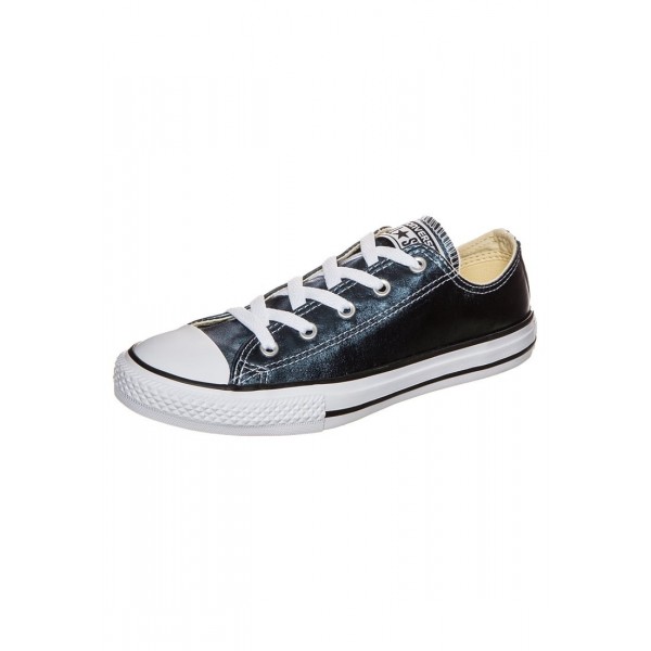 Kinder Converse Trainingsschuhe Low - Metallic Blau/Weiß