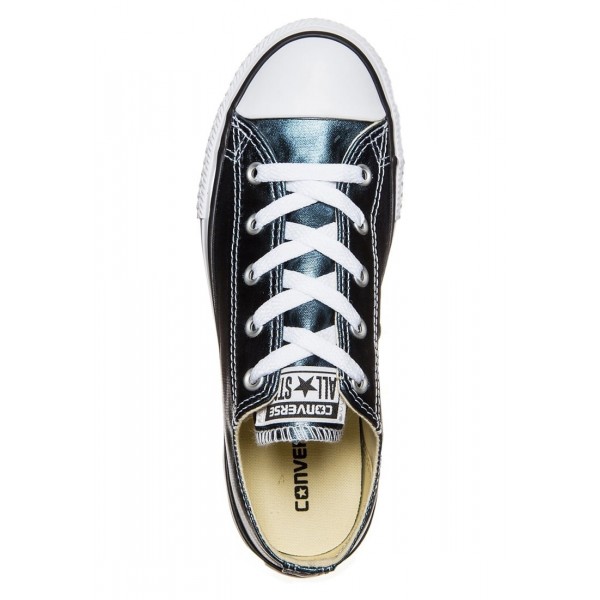 Kinder Converse Trainingsschuhe Low - Metallic Blau/Weiß