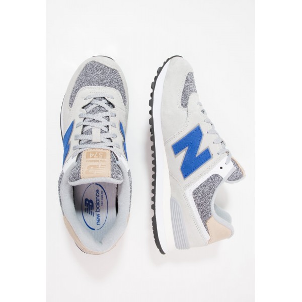Damen / Herren New Balance ML574 - Fitnessschuhe Low - Cool Grau/Schwarz/Beige/Königsblau/Royal