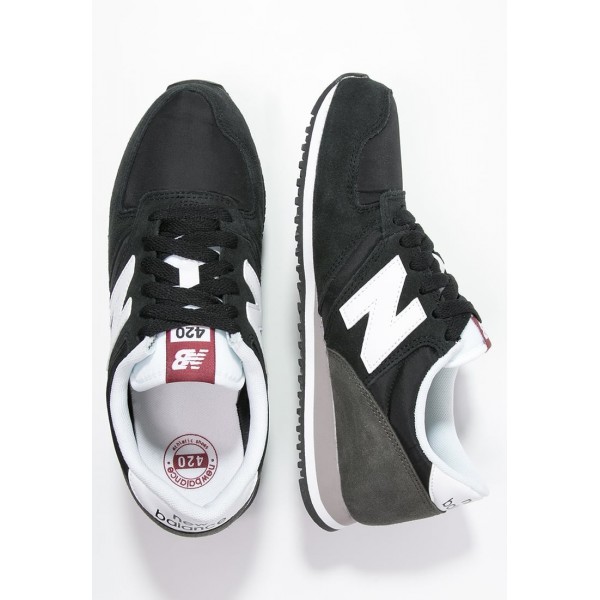 Damen / Herren New Balance U420 - Fitnessschuhe Low - Kohlen Schwarz/Anthrazit Schwarz/Weiß