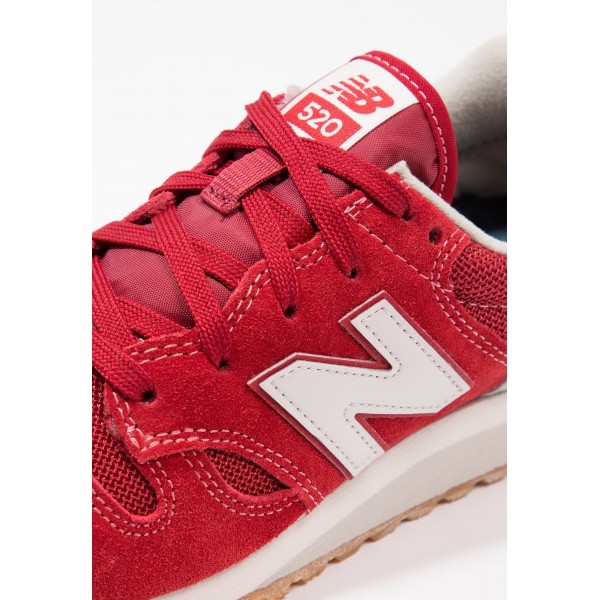 Damen / Herren New Balance U520 - Schuhe Low - Rot/Hellgrau/Weiß