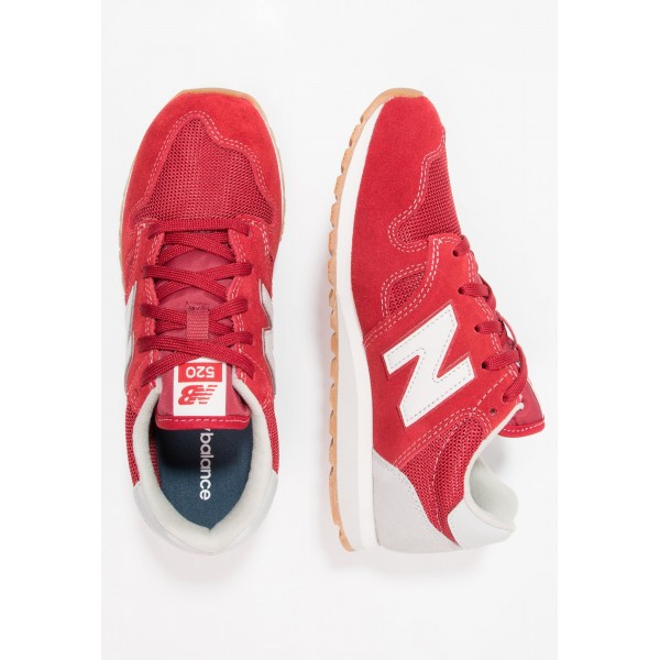 Damen / Herren New Balance U520 - Schuhe Low - Rot/Hellgrau/Weiß