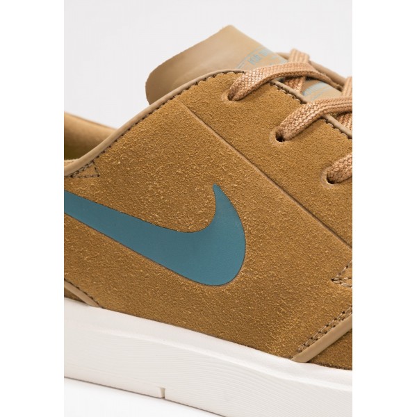 Damen / Herren Nike SB STEFAN JANOSKI HYPERFEEL - Laufschuhe Low - Golden Beige/Dunkelblau/Sail