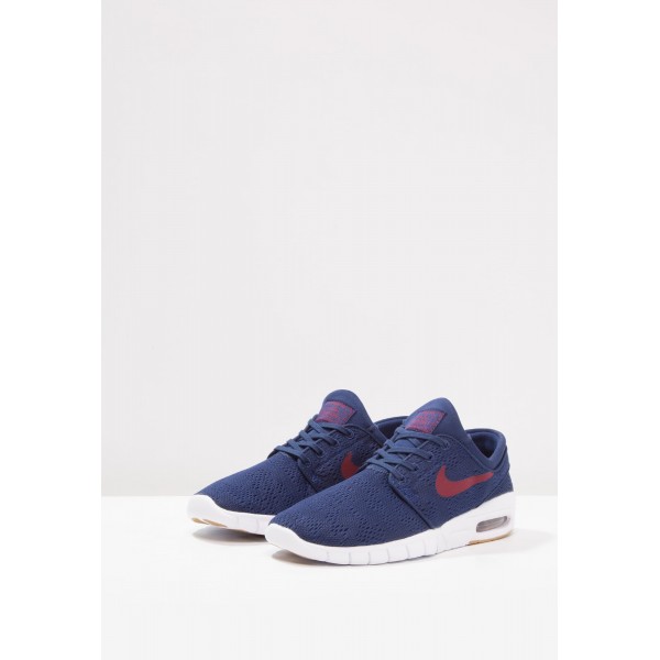 Damen / Herren Nike SB STEFAN JANOSKI MAX - Sportschuhe Low - Dunkelmarine/Binär Blau/Feuerrot/Fire Brick/Hellbraun