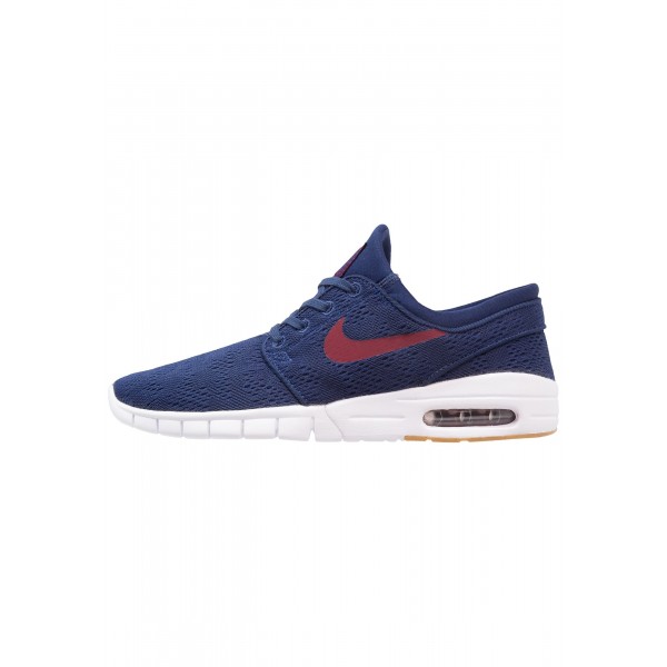 Damen / Herren Nike SB STEFAN JANOSKI MAX - Sportschuhe Low - Dunkelmarine/Binär Blau/Feuerrot/Fire Brick/Hellbraun