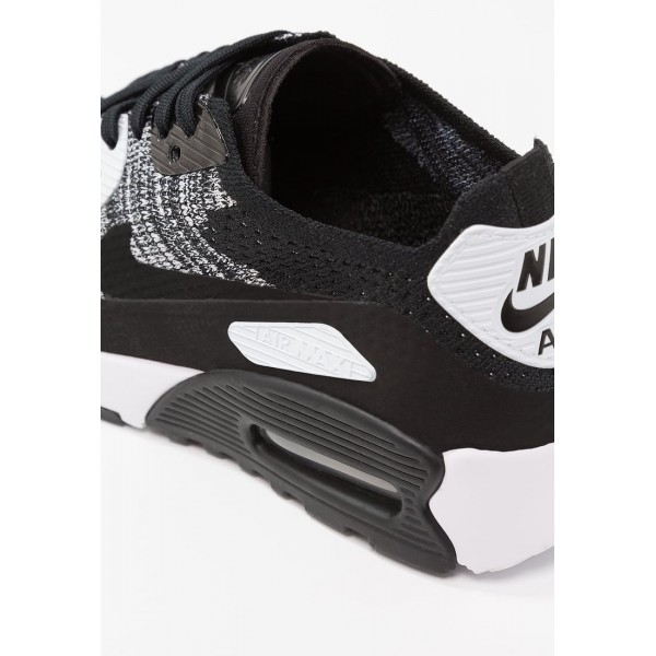 Damen / Herren Nike Footwear Für Sport AIR MAX 90 ULTRA 2.0 FLYKNIT - Sportschuhe Low - Anthrazit Schwarz/Weiß