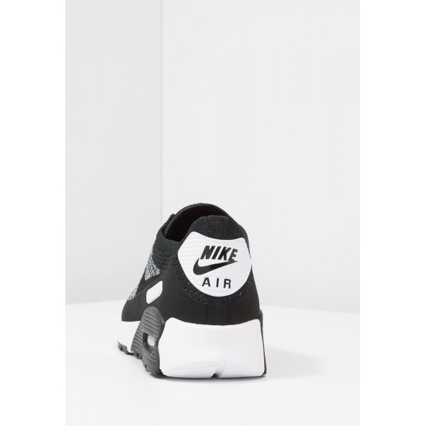 Damen / Herren Nike Footwear Für Sport AIR MAX 90 ULTRA 2.0 FLYKNIT - Sportschuhe Low - Anthrazit Schwarz/Weiß