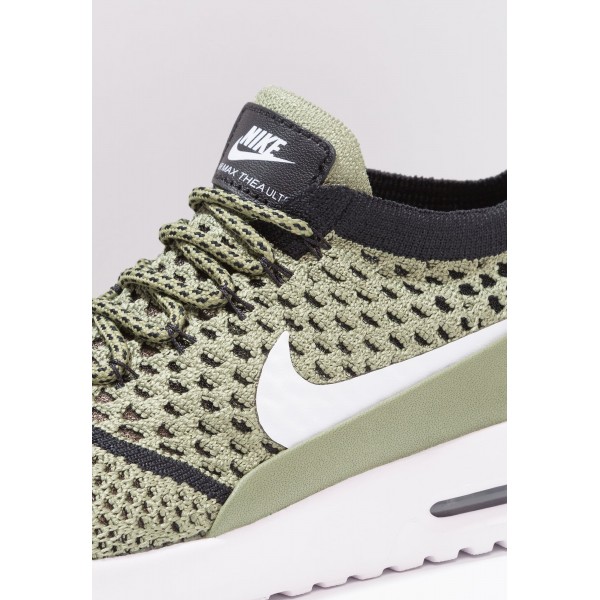 Damen / Herren Nike Footwear Für Sport AIR MAX THEA ULTRA FLYKNIT - Trainingsschuhe Low - Palm Grün/Weiß/Kohlenschwarz