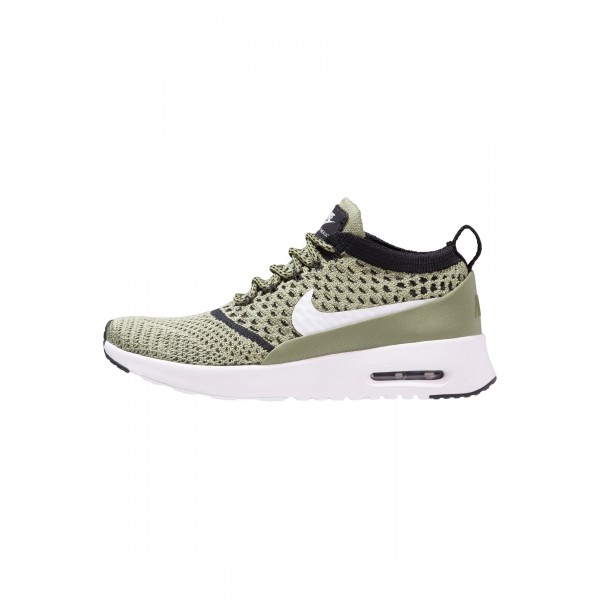 Damen / Herren Nike Footwear Für Sport AIR MAX THEA ULTRA FLYKNIT - Trainingsschuhe Low - Palm Grün/Weiß/Kohlenschwarz