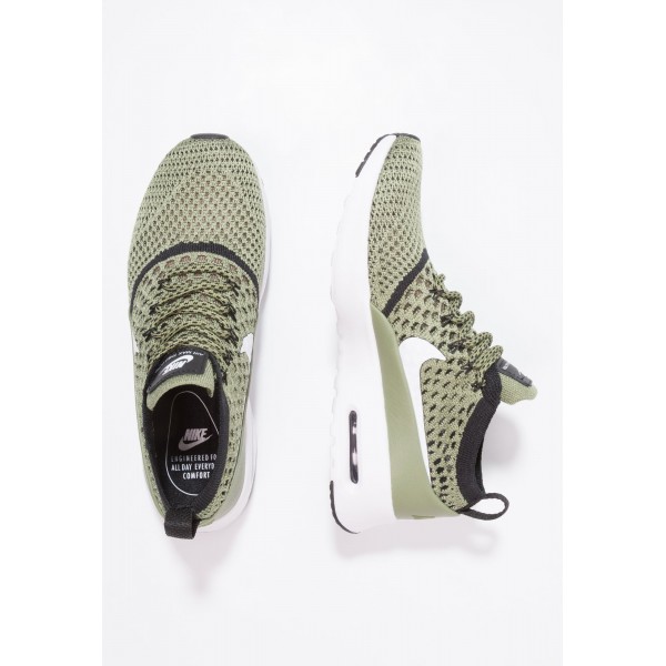 Damen / Herren Nike Footwear Für Sport AIR MAX THEA ULTRA FLYKNIT - Trainingsschuhe Low - Palm Grün/Weiß/Kohlenschwarz