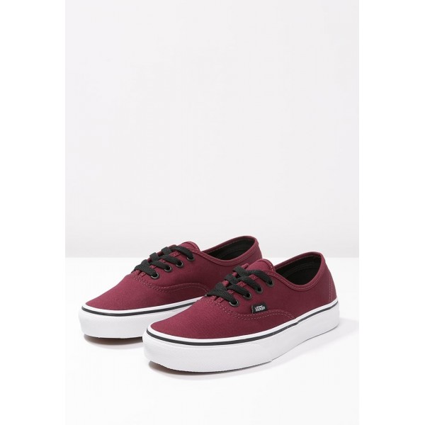 Damen / Herren Vans AUTHENTIC - Trainingsschuhe Low - Jujube Rot/Schwarz