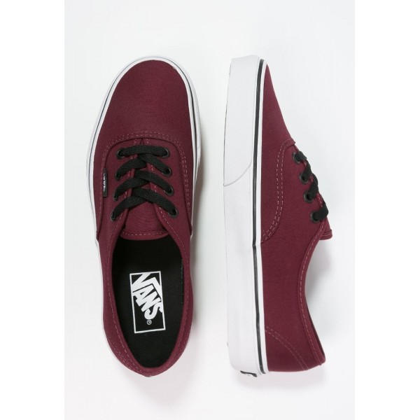 Damen / Herren Vans AUTHENTIC - Trainingsschuhe Low - Jujube Rot/Schwarz