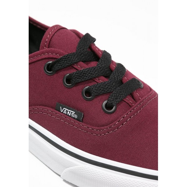 Damen / Herren Vans AUTHENTIC - Trainingsschuhe Low - Jujube Rot/Schwarz