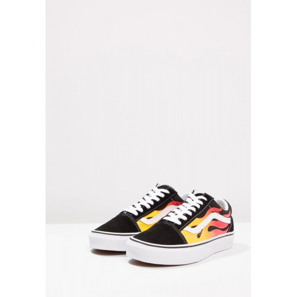 Damen / Herren Vans OLD SKOOL - Trainingsschuhe Low - Schwarz/True Weiß/Multicolor