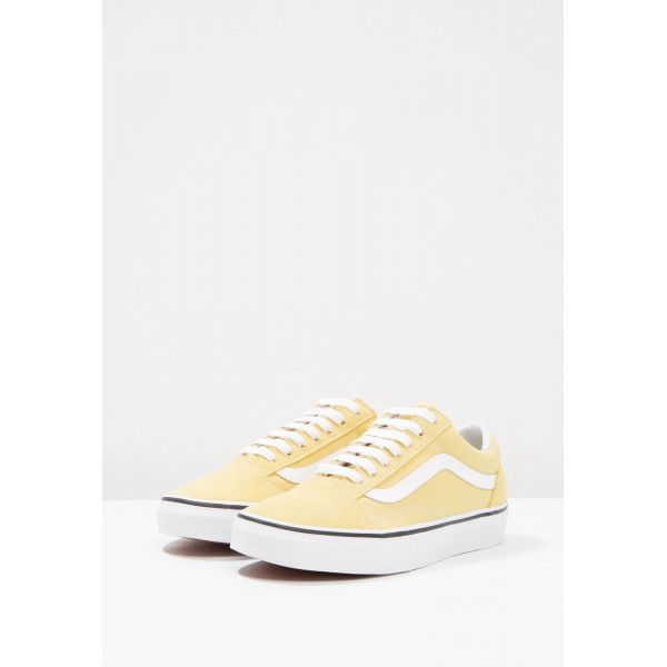 Damen / Herren Vans OLD SKOOL - Schuhe Low - Dusky Citron/Gelb/True Weiß