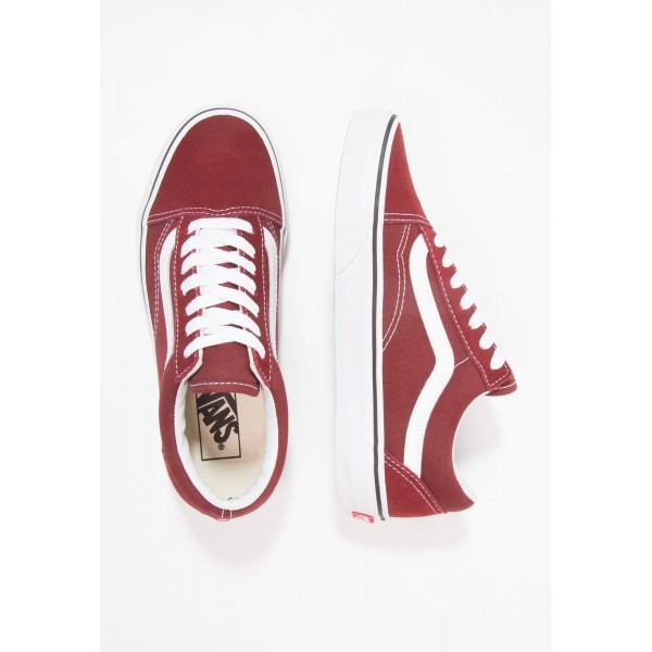 Damen / Herren Vans OLD SKOOL - Trainingsschuhe Low - Madder Braun/True Weiß