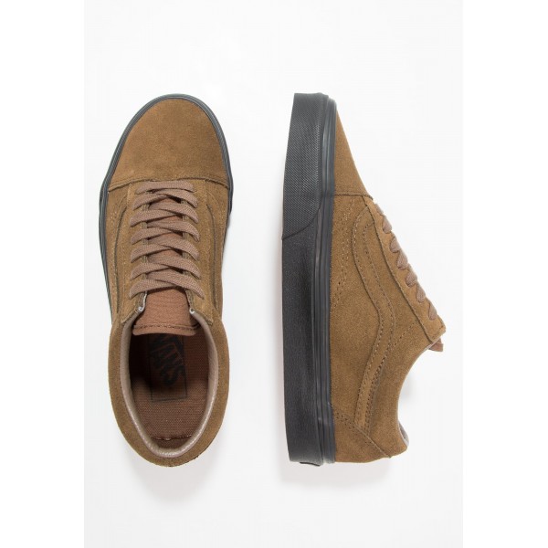 Damen / Herren Vans OLD SKOOL - Fitnessschuhe Low - Teak Braun/Schwarz
