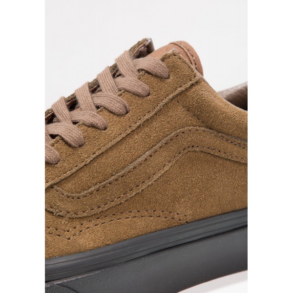 Damen / Herren Vans OLD SKOOL - Fitnessschuhe Low - Teak Braun/Schwarz