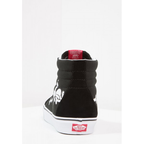Damen / Herren Vans PEANUTS UA SK8-HI REISSUE - Fitnessschuhe Hoch - Schwarz/Weiß
