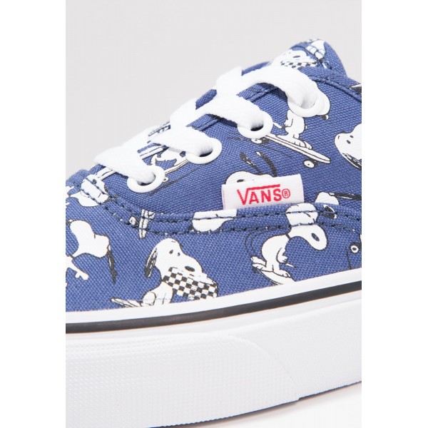 Damen / Herren Vans PEANUTS UA AUTHENTIC - Fitnessschuhe Low - Mitternachtsblau/Weiß