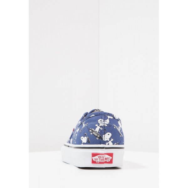 Damen / Herren Vans PEANUTS UA AUTHENTIC - Fitnessschuhe Low - Mitternachtsblau/Weiß