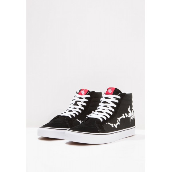 Damen / Herren Vans PEANUTS UA SK8-HI REISSUE - Fitnessschuhe Hoch - Schwarz/Weiß