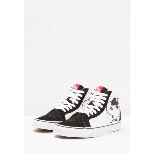 Damen / Herren Vans PEANUTS UA SK8-HI REISSUE Snoopy - Sneaker Hoch - Weiß/Schwarz