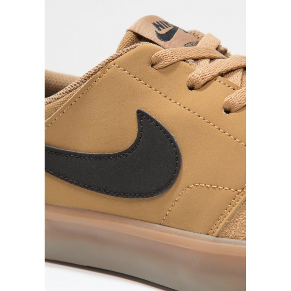 Damen / Herren Nike SB SOLARSOFT PORTMORE II - Schuhe Low - Golden Beige/Hellbraun/Weiß/Schwarz