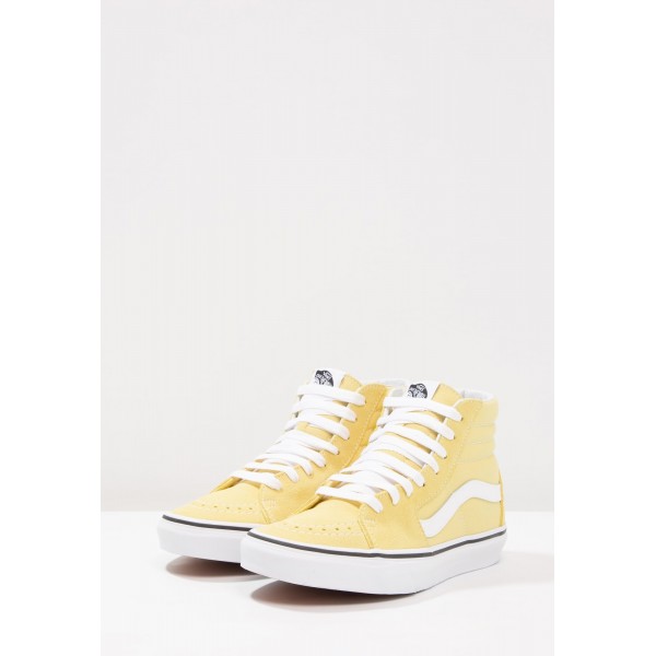 Damen / Herren Vans SK8 - Sportschuhe Hoch - Dusky Citron/Hellgelb/True Weiß