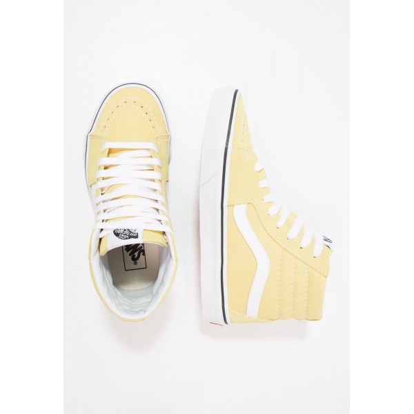 Damen / Herren Vans SK8 - Sportschuhe Hoch - Dusky Citron/Hellgelb/True Weiß