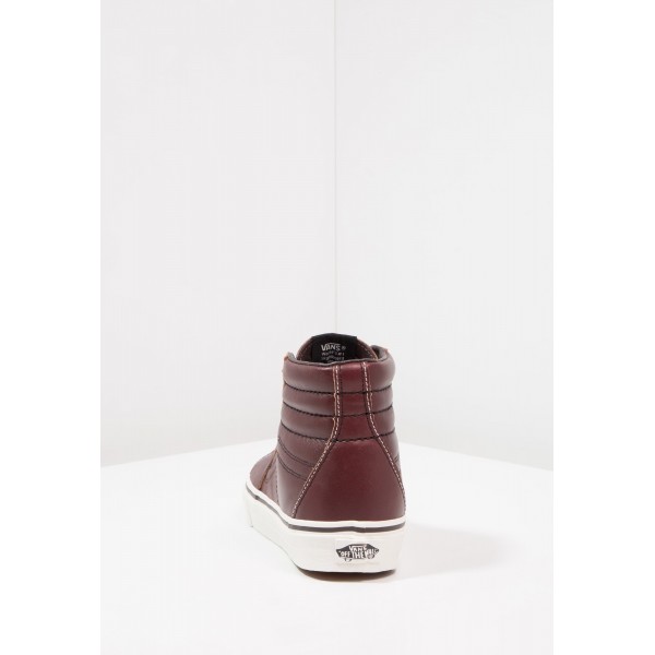 Damen / Herren Vans SK8 - Freizeitschuhe Hoch - Rum Raisin/Dunkel Rot