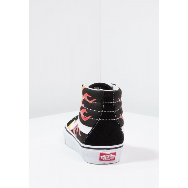 Damen / Herren Vans SK8 REISSUE Fire - Laufschuhe Hoch - Feuerrot/Schwarz/Weiß/Gelb