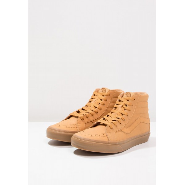Damen / Herren Vans SK8 REISSUE - Freizeitschuhe Hoch - Tan Braun/Camel Braun