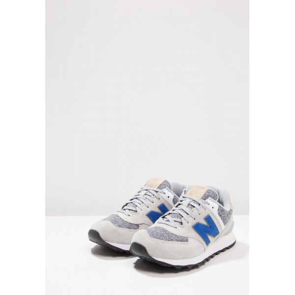Fashion New Balance ML574 Sportschuhe Low für Frauen - Hellgrau/Wolf grau/Königsblau/Weiß