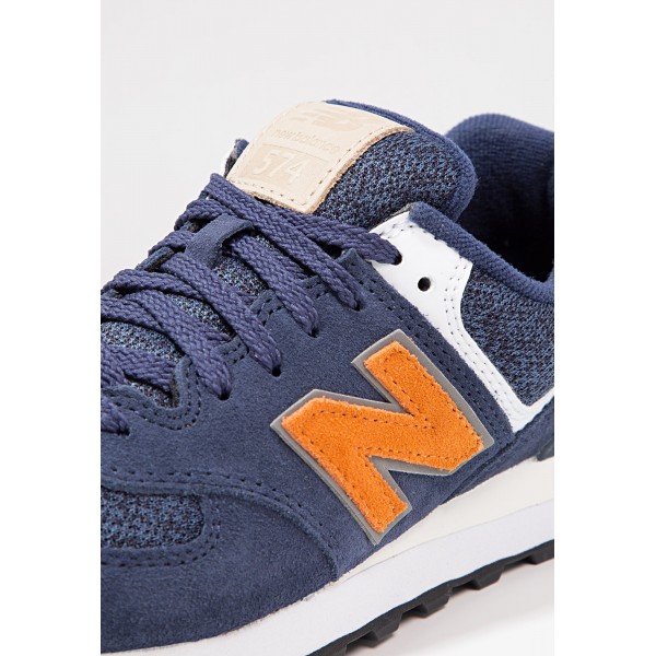 New Balance ML 574 damen Sneaker Low - Tiefes Marineblau/dunkelgelb/Weiß/Schwarz