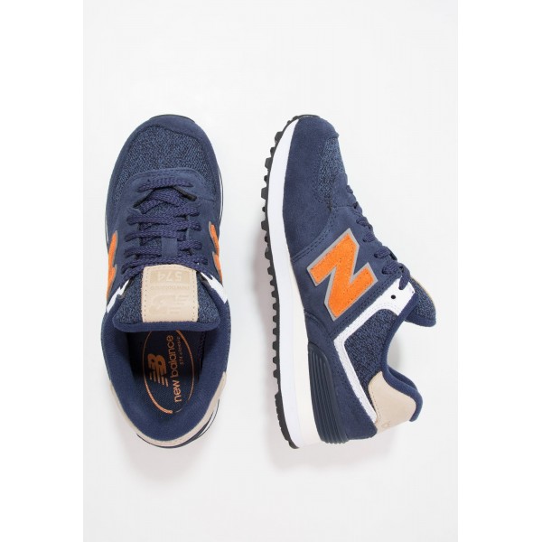 New Balance ML 574 damen Sneaker Low - Tiefes Marineblau/dunkelgelb/Weiß/Schwarz