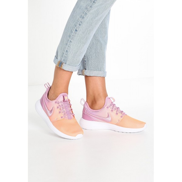Damen Nike Footwear Für Sport ROSHE TWO BR - Sportschuhe Low - Orchid/Sunset Glow/Lachsrosa