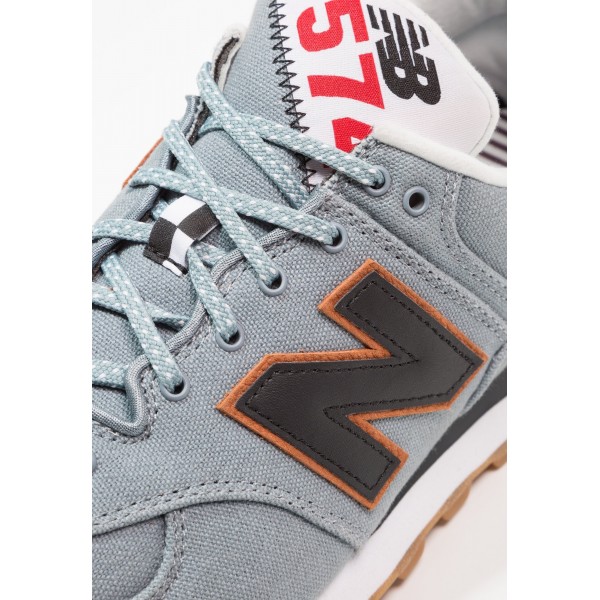 Damen New Balance ML574 Sneaker low - Schiefer/hellblau/Braun/Weiß