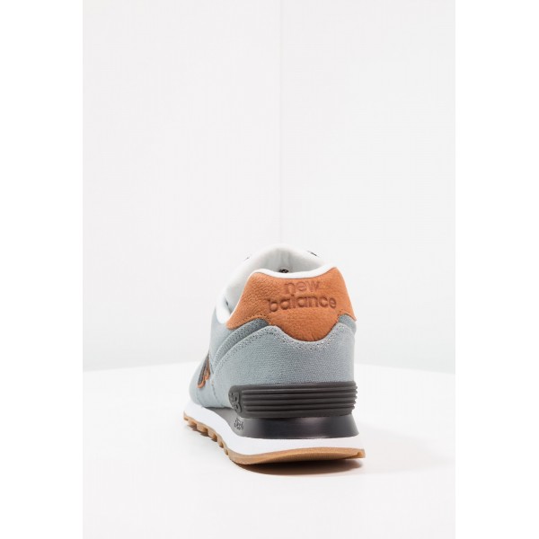 Damen New Balance ML574 Sneaker low - Schiefer/hellblau/Braun/Weiß