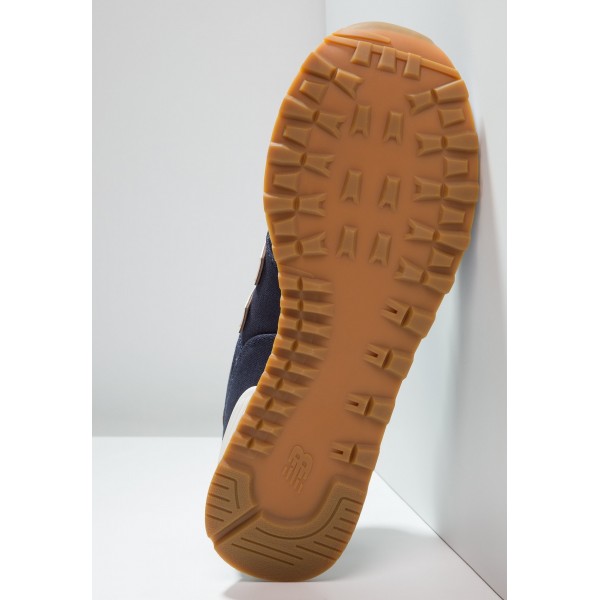 New Balance ML574 Laufschuhe niedrig für Frauen - Pigment/Marineblau/Weiß/Braun